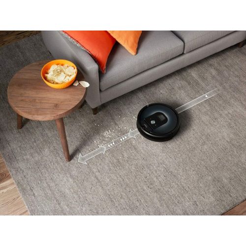  IRobot iRobot Roomba 981 Saugroboter (ideal fuer Teppiche durch hohe Saugkraft, Teppich-Turbo-Modus, Dirt Detect Technologie, WLAN-fahig und per App programmierbar) nachtblau