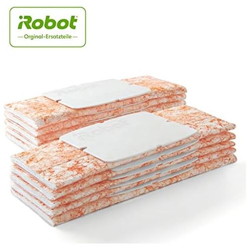  IRobot iRobot Braava jet Feuchtwischtuecher (Einwegtuecher fuer die Bodenreinigung) orange (10 Stueck)