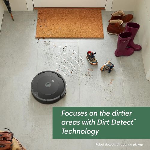  [아마존베스트]iRobot Roomba 692 Robot Vacuum-Wi-Fi Connectivity, Works with Alexa, Good for Pet Hair, Carpets, Hard Floors, Self-Charging, Charcoal Grey