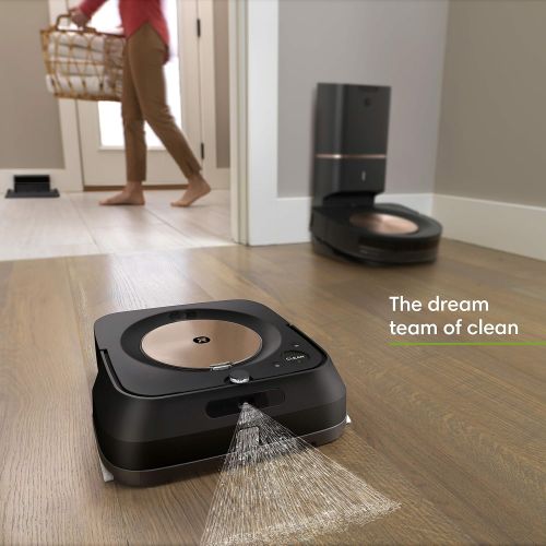  iRobot Roomba s9+ (9550) Robot Vacuum & Braava Jet m6 (6112) Robot Mop Bundle - Wi-Fi Connected, Smart Mapping, Powerful Suction, Precision Jet Spray, Corners & Edges, Ideal for Mu