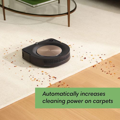  iRobot Roomba s9+ (9550) Robot Vacuum with Automatic Dirt Disposal- Empties itself, Wi-Fi Connected, Smart Mapping, Powerful Suction, Corners & Edges, Ideal for Pet Hair, Black