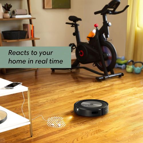  iRobot Roomba j7 (7150) Wi-Fi Connected Robot Vacuum - Identifies and avoids obstacles like pet waste & cords, Smart Mapping, Works with Alexa, Ideal for Pet Hair, Carpets, Hard