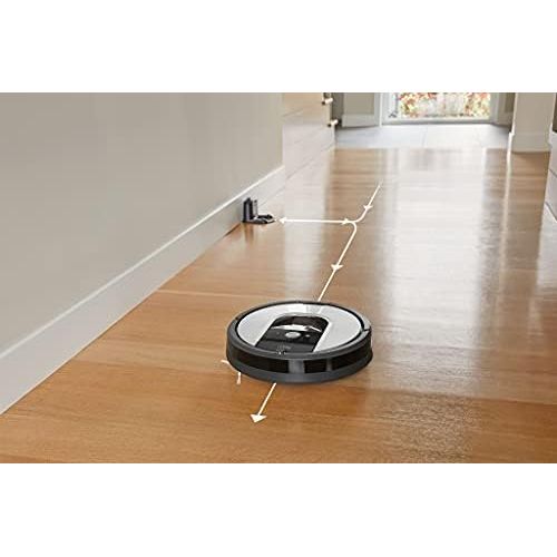  [아마존베스트]iRobot Roomba 971 High Suction Robot Vacuum Cleaner, 3 Level Cleaning System, Room Mapping, Two Multi Bottom Brushes, Compatible with Imprint Link Technology, Ideal for Pets