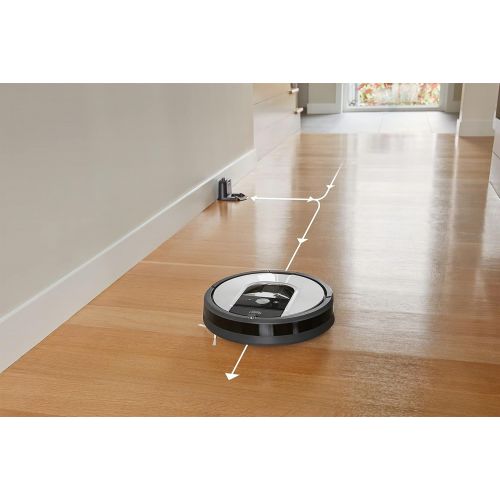  [아마존베스트]iRobot Roomba 971 High Suction Robot Vacuum Cleaner, 3 Level Cleaning System, Room Mapping, Two Multi Bottom Brushes, Compatible with Imprint Link Technology, Ideal for Pets