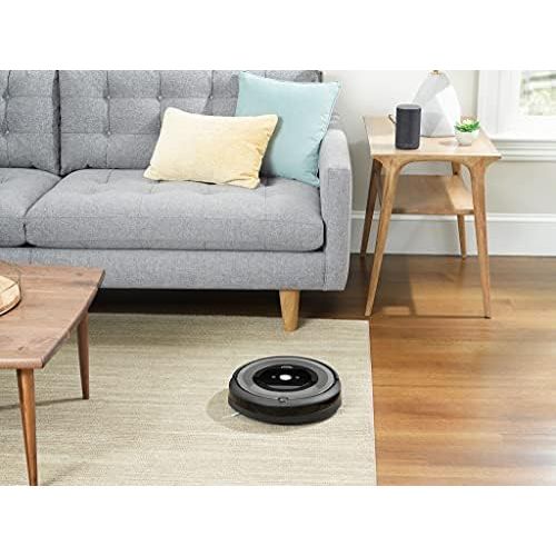  [아마존베스트]iRobot Roomba e5 (e5154) Robot Vacuum Cleaner with 3-Level Cleaning System, Two Multi Bottom Brushes, WLAN Vacuum Cleaner, Ideal for Pets, Carpets and Hard Floors, App Control, Dir