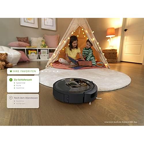  [아마존베스트]iRobot Roomba i7+ (i7556) Robot Vacuum Cleaner, Automatic Suction Station, Intelligent Room Recording, Schedule Cleaning, 2 Multi Bottom Brushes, WLAN Vacuum Cleaner, Robot, App Co