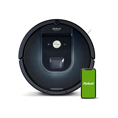  [아마존베스트]-Service-Informationen iRobot Roomba 981 Vacuum Cleaner with 3-Level Cleaning System, Room Mapping, Carpet Turbo Mode, App Control + Echo Dot (3rd Gen) Intelligent speaker with Alexa, anthracite fabric