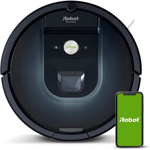  [아마존베스트]-Service-Informationen iRobot Roomba 981 Vacuum Cleaner with 3-Level Cleaning System, Room Mapping, Carpet Turbo Mode, App Control + Echo Dot (3rd Gen) Intelligent speaker with Alexa, anthracite fabric