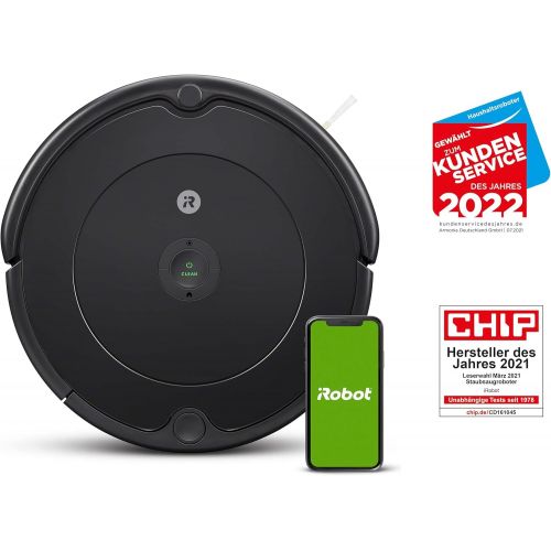  [아마존베스트]iRobot Roomba 692 Wireless Vacuum Cleaner Cleaning System with 3 Levels, Compatible with Voice Assistant, Smart Home and App Control, Customised Recommendations, Dirt Detect Techno