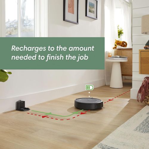  iRobot Roomba i3 EVO (3150) Wi-Fi Connected Robot Vacuum ? Now Clean by Room with Smart Mapping Works with Alexa Ideal for Pet Hair Carpets & Hard Floors, Roomba i3