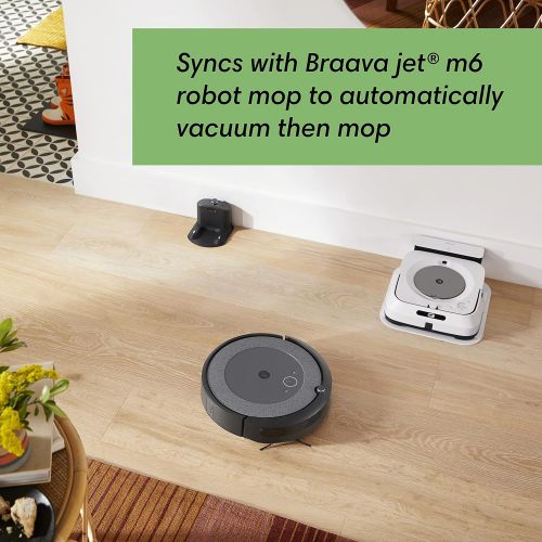  iRobot Roomba i3 EVO (3150) Wi-Fi Connected Robot Vacuum ? Now Clean by Room with Smart Mapping Works with Alexa Ideal for Pet Hair Carpets & Hard Floors, Roomba i3