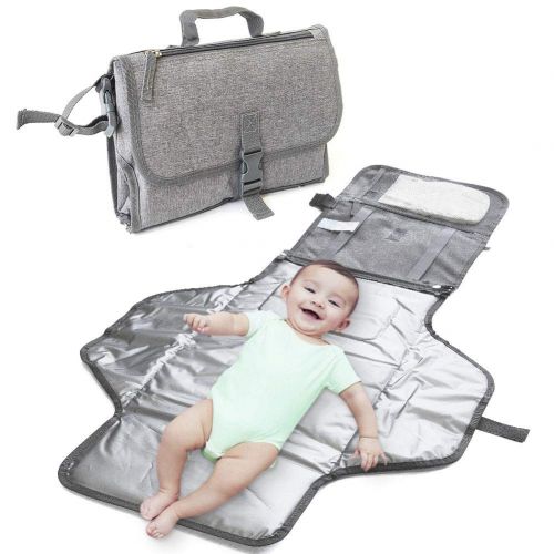  [아마존베스트]IsaMaNNeR Changing Pad - Portable Changing Pad, Baby Changing Pad Portable Diaper Pad, Diaper Changing Pad, Folding Diaper Clutch, Baby Travel Kits, Diaper Pouch, Travel Changing M