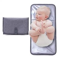 [아마존베스트]ISAMANNER IsaMaNNeR Changing Pad - Portable Changing Pad,Lightweight Travel Station Kit for Baby Diapering,Diaper Changing Pad,Diaper Clutch,Diaper Pouch,Diaper Mat,Travel Changing Mat (Grey