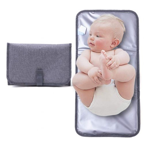  [아마존베스트]ISAMANNER IsaMaNNeR Changing Pad - Portable Changing Pad,Lightweight Travel Station Kit for Baby Diapering,Diaper Changing Pad,Diaper Clutch,Diaper Pouch,Diaper Mat,Travel Changing Mat (Grey