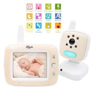 ISEE Video Baby Monitor Cameras - 3.5 Large LCD Screen with Night Vision Camera, Infant Long Rang Baby Monitors with Camera Audio, Temperature and Lullabies.