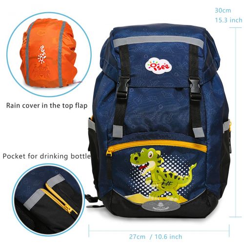  ISEE Kids Backpack, Elementary School Bag, Ergonomic School Backpack for Travel Hiking, School Backpack for Boys Ages 5-8 years
