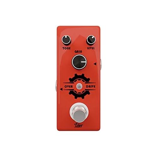  ISET Overdrive Guitar Pedal Gear Mini Single Effect For Electric Guitar Bass True Bypass