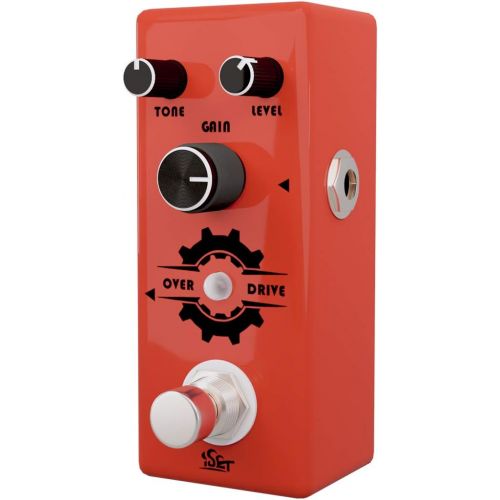  ISET Overdrive Guitar Pedal Gear Mini Single Effect For Electric Guitar Bass True Bypass