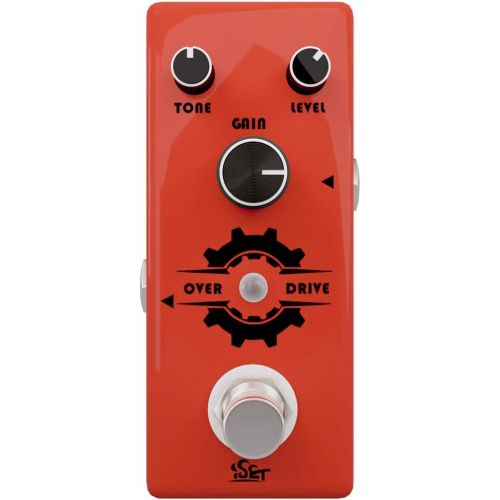  ISET Overdrive Guitar Pedal Gear Mini Single Effect For Electric Guitar Bass True Bypass