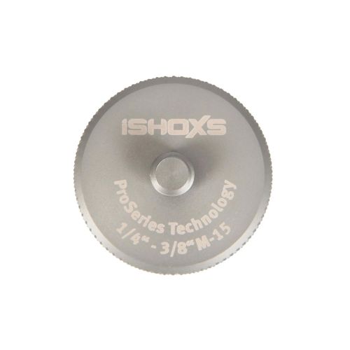  ISHOXS iSHOXS Gewindeadapter 1/4 Zoll Gewindezapfen auf 3/8 Zoll Gewindezapfen, Aluminium Hard Coated