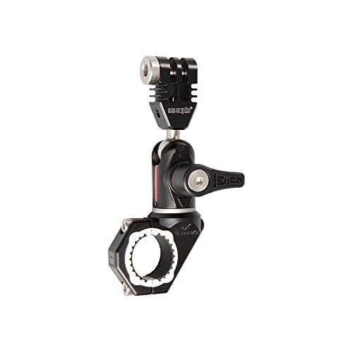  ISHOXS iSHOXS kompakter Aluminium Roll-Bar Mount - BullBar Prox 23 (19-23 mm), Sport- und Action-Cam Halterung mit 360° Swivel Modul passend fuer GoPro und kompatible Action- und Sport-Kam