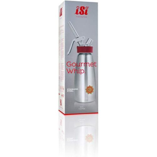  ISI ISI1603 Gourmet Whip Plus, Roestvrijstaal, Silber, 10.2 x 10.2 x 35.6 cm