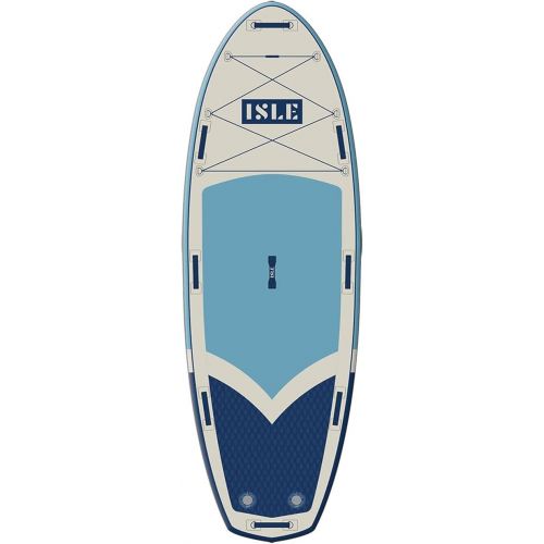  ISLE Megalodon Inflatable Stand Up Paddle Board & iSUP Bundle Accessory Pack - Up to 1,050 lbs Capacity ? Durable, Lightweight, Stable ? 12' L x 45