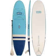 ISLE Cruiser Stand Up Paddle Board & SUP Bundle Package, Soft-Top Deck, Max 235 Pound Capacity, 10’5” x 32