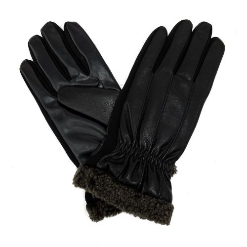  ISOTONER Isotoner Mens Signature SmartTouch Dress Faux Fur Cuff Gloves - A75601