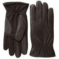 ISOTONER Isotoner Mens Smartouch Leather Glove with Stretch Palm