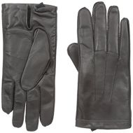 ISOTONER isotoner Men’s Leather Touchscreen Texting Cold Weather Gloves with Warm Dual Lining