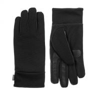 ISOTONER isotoner Men’s Tech Stretch Touchscreen Texting Double Lined Cold Weather Gloves with Water Repellent Technology