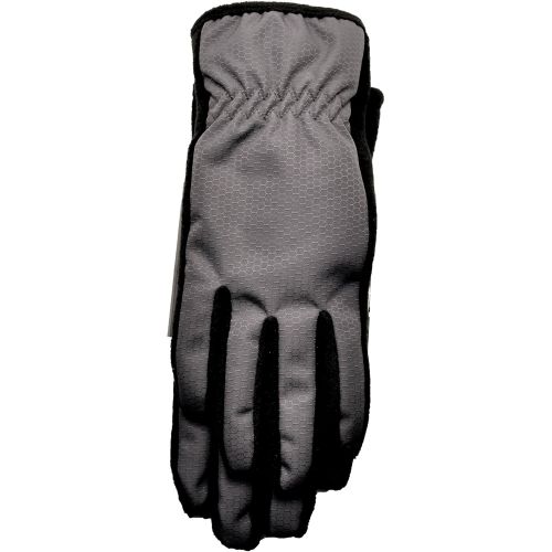  ISOTONER Isotoner Womens Smartouch 2.0 Matrix Nylon Gloves - Ultra Plush Lined Ml (Charcoal)