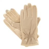 ISOTONER Isotoner Smart Touch 2.0 Womens Camel Tan Tech Gloves for Texting I-Phones