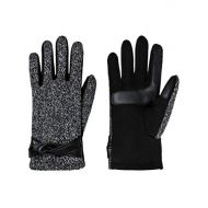 ISOTONER Isotoner Smart Touch Womens Gray Fleck Stretch Smartouch Text & Tech Gloves