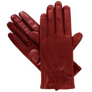 ISOTONER Isotoner Signature SmarTouch Stretch Leather Tech Gloves in Red (Large / X-Large)