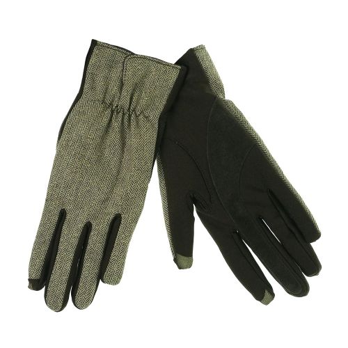  ISOTONER Womens SmartTouch Wool Blend Herringbone Gloves