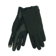 ISOTONER Isotoner Smart Touch Womens Black Ruffle Tech & Text Gloves Smartouch