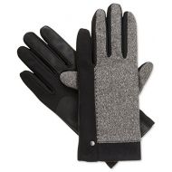 ISOTONER Isotoner Signature Melange Suede Chevron SmarTouch Tech Gloves (XSSmall, Black)