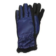 ISOTONER Isotoner Smart Touch Women Blue Micro-Check Tech Text Glove Smartouch