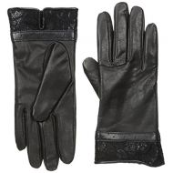 ISOTONER Isotoner Womens Fleece-Lined Leather Glove with Lace Hem