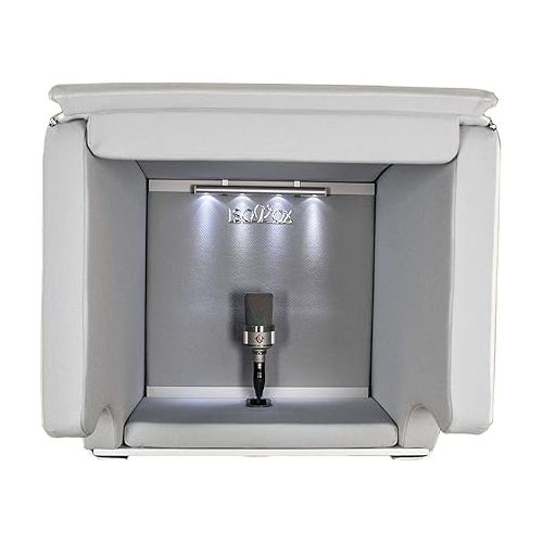  Portable Mobile Vocal Studio Booth, White