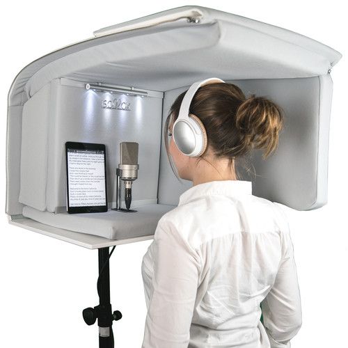  ISOVOX 2 Portable Vocal Isolation Booth (White)