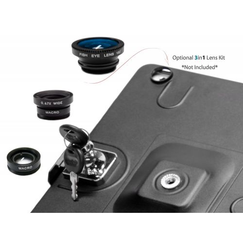  IShot Pro iShot G9 Pro iPad 2 3 4 Gen. Tripod Mount Adapter Holder Attachment - Easily and Safely Mount your iPad 234 to Any 14 inch Thread Standard Camera Tripod You Already Use - All Meta