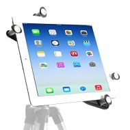 IShot Pro iShot G7 Pro iPad Pro 12.9/11 / 9.7/10.5 All Metal Tripod Mount Adapter Holder + Free Bluetooth Camera Shutter/Video Remote - Works with Cases Compatible with All iPad Gen. & Other
