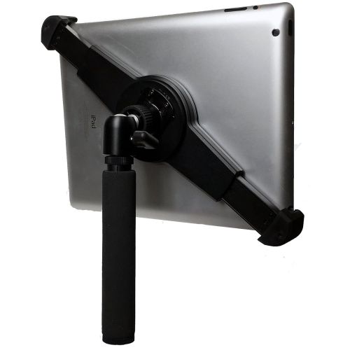  IShot Pro iShot G10 Pro Large Universal iPad Pro Tablet Tripod Mount + Camera Tripod Adapter Hand-Held Monopod w 360° Swivel Mini Ball Head - Works with Case - Compatible with iPad Pro and