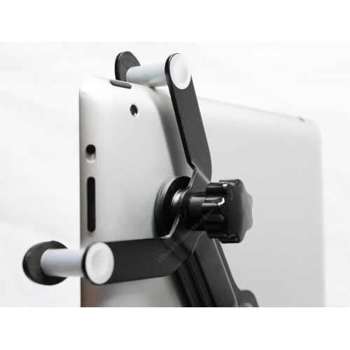  IShot Pro iShot G7 Pro iPad Pro 9.7  iPad 5th Gen.  iPad 6th Gen. Universal Tablet All Metal Tripod Mount Adapter Holder - Works Cases - Adjustable Metal Frame - Compatible iPad 7-11 Table