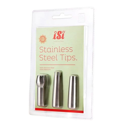  ISI iSi Stainless Steel Decorator Tips, Set of 3