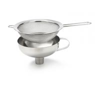 ISi North America iSi Top Ranked Stainless Steel Funnel Combination and Sieve for Whippers, Canning and Other Infusions