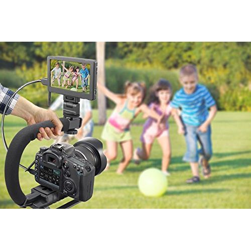  ISnapPhoto Pro Video Stabilizing Handle Scorpion grip For: Canon EOS-1D X Mark II, EOS-1Ds, EOS-1Ds Mark II, EOS-1Ds Mark III, EOS-1D X, EOS-1D Digital SLR Vertical Shoe Mount Stabilizer Hand